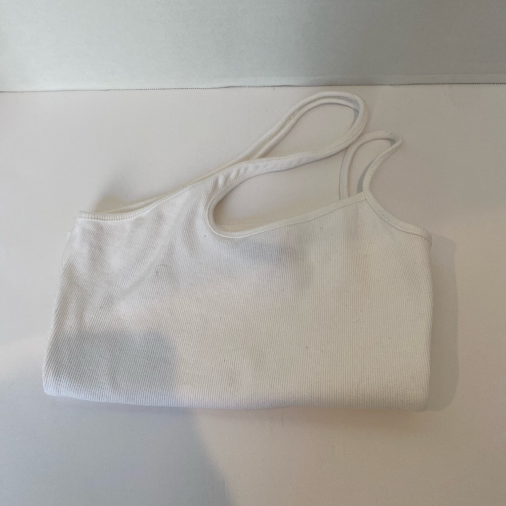 Jlux Label IVORY KELIA ONE SHOULDER TOP - Small